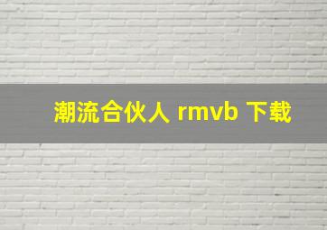 潮流合伙人 rmvb 下载